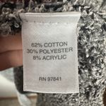 Pure J Jill Sweater Womens Small Fuzzy Knit Duster Cardigan Shawl Snap Pockets Gray Photo 5