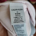 Calvin Klein  Pink Unlined Chic Feminine Cozy Casual Trendy Bralette Size Medium Photo 2