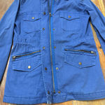 Velvet by Graham & Spencer Blue Utility Jacket S Women’s Chic Classic Photo 7