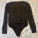 DKNY ‎ Elegant Black Jersey Body Suit size L Photo 4