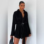 White Fox Boutique  More About Me Long Sleeve Mini Dress Black Photo 1