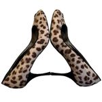 Dolce & Gabbana Calf Hair Animal Print Peep Tor Pumps, Sz 40 Photo 6