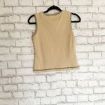 Mcgregor Beige Tank Top w/ Plaid Trim Size Medium Tan Photo 1