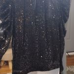 Rebecca Minkoff  Carrie Long Sleeve Sequin Top Photo 6