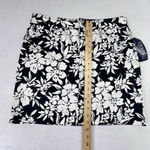 CHAPS Ralph Lauren Skirts Sz 12 Floral Button Zip Pockets Stretch Golf Sports Photo 7