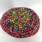 Handmade Knit Crochet Basket Handbag Yarn Colorful Tribal Classic Multicolor Photo 5