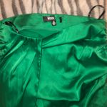 Missguided Green Satin Skirt Photo 4