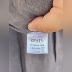 VIVID LINEN SLEEVELESS COWL NECK LONG DRESS XS Gray Photo 6