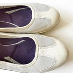 Ecco  White Ice Gray Leather Ballet Flat Women’s Size 9 Spring Flats Comfort Shoe Photo 5