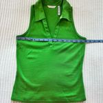 Clothes Brand 100% Pure Cotton Green Women's Collard Sleeveless V Photo 7