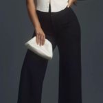 Anthropologie Maeve by Black The Colette Ponte Crop Wide-Leg Pants - Size 30P Photo 0