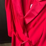 Adrianna Papell Elegant Red Belted pant suit. Great condition. Photo 7