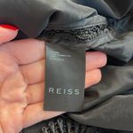 Reiss  Black Short Sleeve Crochet Dress Photo 3