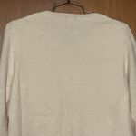 Eddie Bauer Woman’s Lamb’s Wool Blend Thick Knit Beaded Sweater Size Large Photo 4