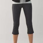 Lululemon Gather & Crow Crop Gray Herringbone Leggings Size 2 Photo 0