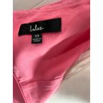 NWT LULUS Flirty Chic Bright Pink Cutout Twist Photo 8
