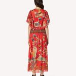 Red Valentino NWOT   paradise of bird dress Photo 3