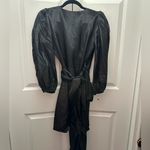 Cynthia Rowley Black Ariel Lam Mini Wrap Dress size 0 Photo 5