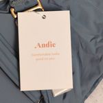 ANDIE NWT The Atlantic Top Marl Ribbed Adjustable Straps Swim Bikini Top XL Photo 8