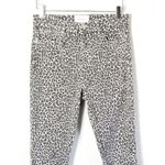 Current/Elliott CURRENT ELLIOT High-Rise Snow Leopard Jeans Sz 28 Cheetah Animal Print Photo 7