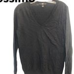 Mossimo Long Sleeve V Neck Pullover Black Sweater Sz L Size L Photo 0