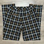 Anthropologie The Essential Slim Kick Flare Plaid Crop Pants Size 2 Photo 3