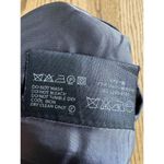 Prada Made In Italy Wool Skirt Front Slit Side Zip Gray Career Size 44 Waist 30 Photo 9