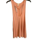 Free People  Amelia Y strap tank top in peach Photo 4
