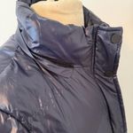 Marc New York  Andrew Marc Long Navy Puffer Jacket Size Large Photo 4