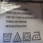 Roaman's Women's Plus Size 14W Black White Leaf Print Cargo Bermuda Shorts Photo 4