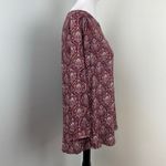 Ecru  Boho The Squire Barolo Tapestry Blouse Medium Silk 3/4 Sleeve NWT Photo 3