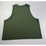 By Avocado‎ Cropped Tank Top Sleeveless Athletic Olive Green Activewear Size L Photo 3
