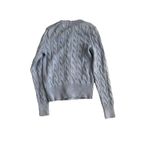 Ralph Lauren Polo  Women’s Cable Knit Cardigan Light Blue – XS AUTHENTIC Photo 6