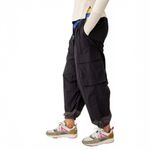 FREE PEOPLE MOVEMENT Spring Forward Cargo Balloon Pants in Black Combo, XL Photo 1