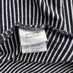 Milk Nursingwear 3/4 Sleeve Striped Dress in Navy Blue/White Size XS Blue Photo 4