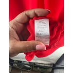 Norah Womens Tops Size M‎ Red Chiffon V Photo 5