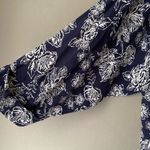 Active USA Active sz‎ M blue floral open kimono Photo 6