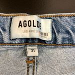 AGOLDE  Swerve Toni Mid Rise Light Wash Blue Jeans Side Stripe Premium Denim 31 Photo 13