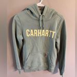 Carhartt Sage Green Relaxed Fit Hoodie Photo 0