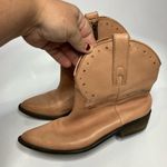 Lucky Brand Chantelx pink leather ankle cowgirl boots size 8 Photo 6