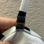 Shade & Shore Black and White Striped Bikini Top XL Photo 5