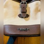 Coach NWOT Leather Backpack Unisex Brown/Tan Classic Style Photo 1