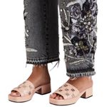 Gucci  Janaya Interlocking G Studs Open Toe Slide Sandals Pink Size 39.5 Photo 0