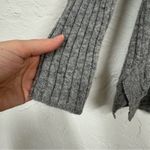 Theory  Grey Cashmere Ribbed Turtleneck Sweater Womens XS Gray Fall Preppy Photo 5