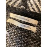 Sandro  Paris Cardigan Black Cream V Neck Button Front Long Sleeve size M Photo 2