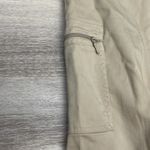 Chico's Beige Cropped Stretchy Straight Leg Cargo Pants Size S/4 Photo 5