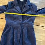 Emory park  Navy Blue Corduroy Long Sleeve Jumpsuit M Photo 2