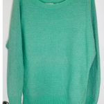 Kimchi Blue Mint Metallic Sparkle Lambswool Sweater Photo 3