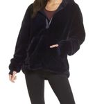 Free People  Movement Off The Record Soft Hoodie in Dark Navy Size: S Photo 1