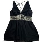 Guess  M Silk Babydoll Top Sheer Whimsigoth Whimsy Fairy Coquette Baddie Sexy Photo 2